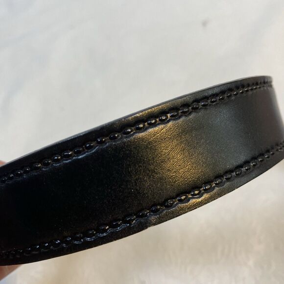 Circle G Hand Tooled Black Leather Dog Collar 20" - Picture 7 of 13